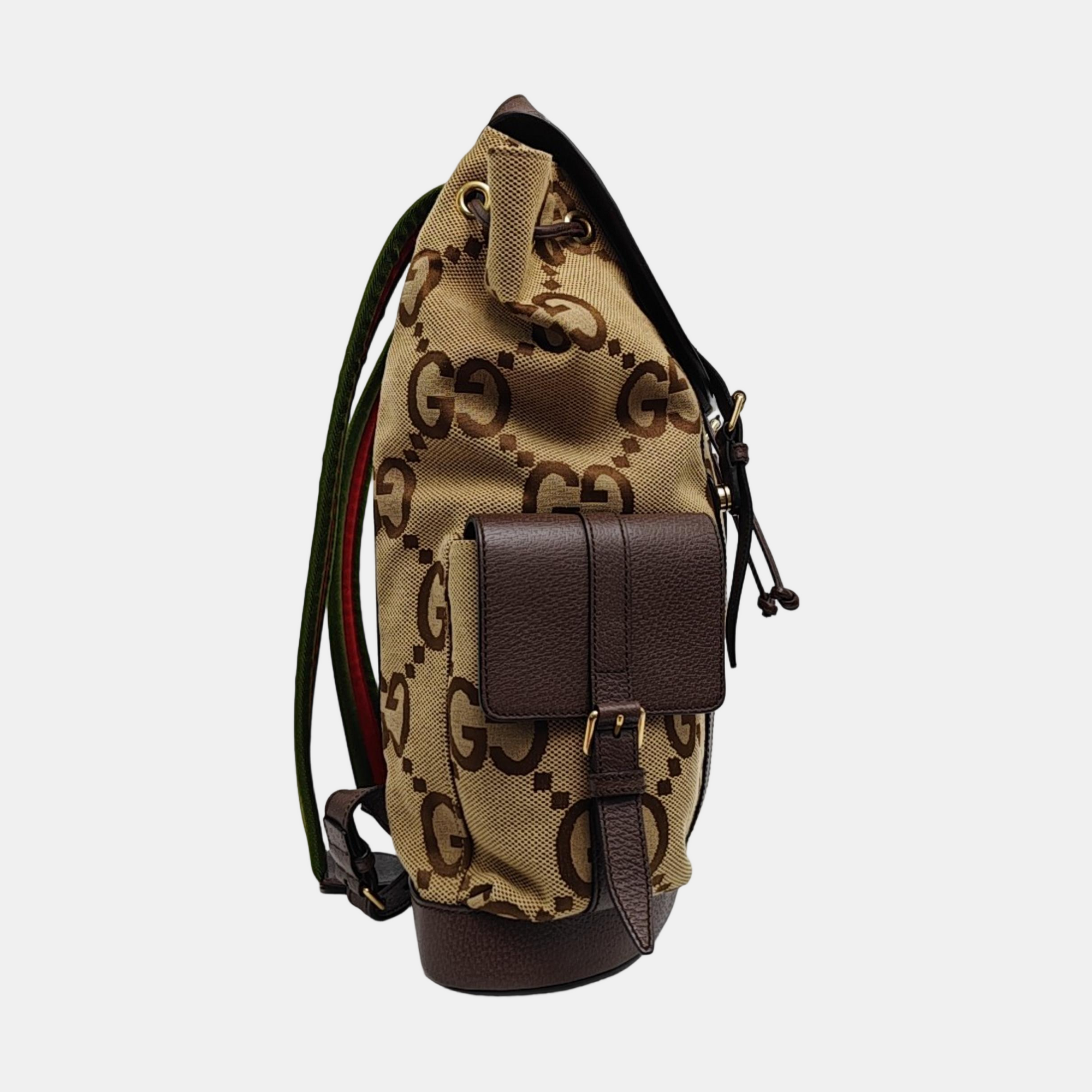 Monogram Canvas Backpack Beige