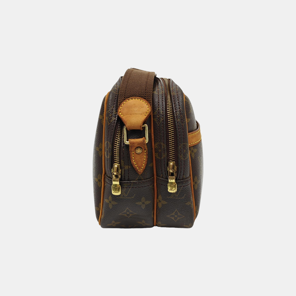 REPORTER PM Monogram Coated Canvas Brown