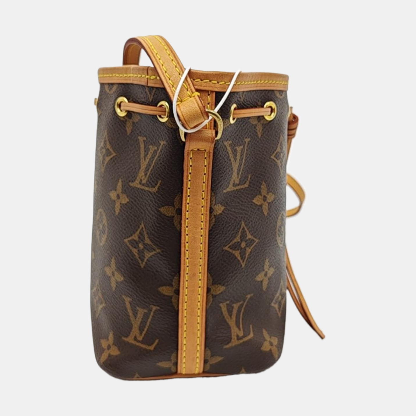 NÉONOÉ Nano Monogram Coated Canvas Brown