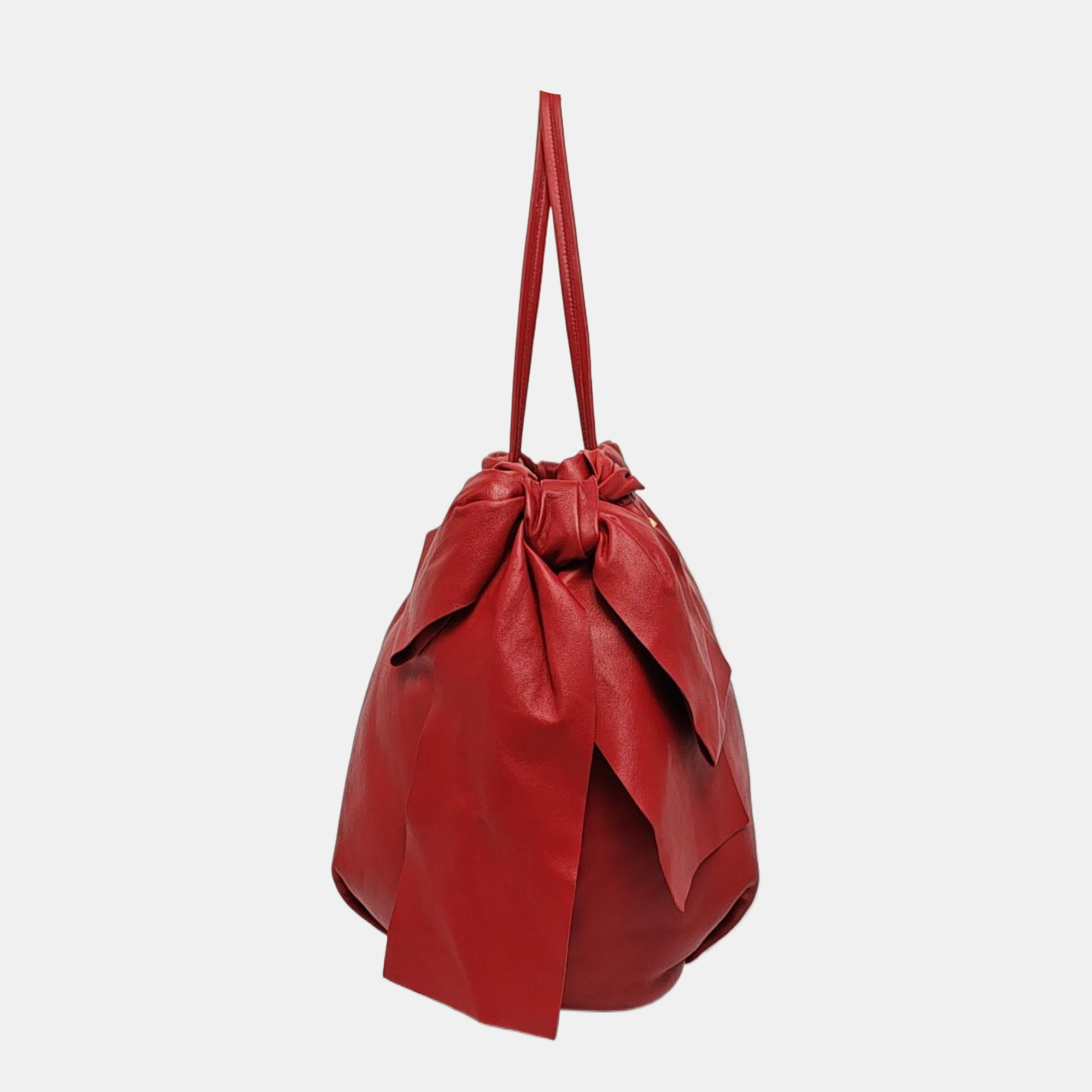 Calfskin Tote Bag Red
