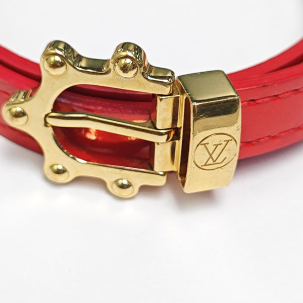 Leather Red Bracelet