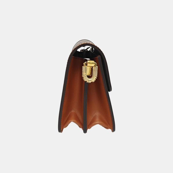 DAUPHINE Mini Monogram Coated Canvas Brown