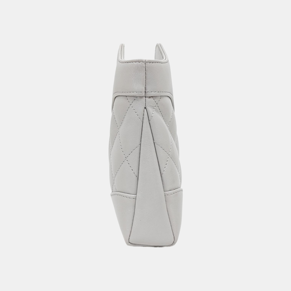 CHANEL 31 Mini Quilted Lambskin Gray