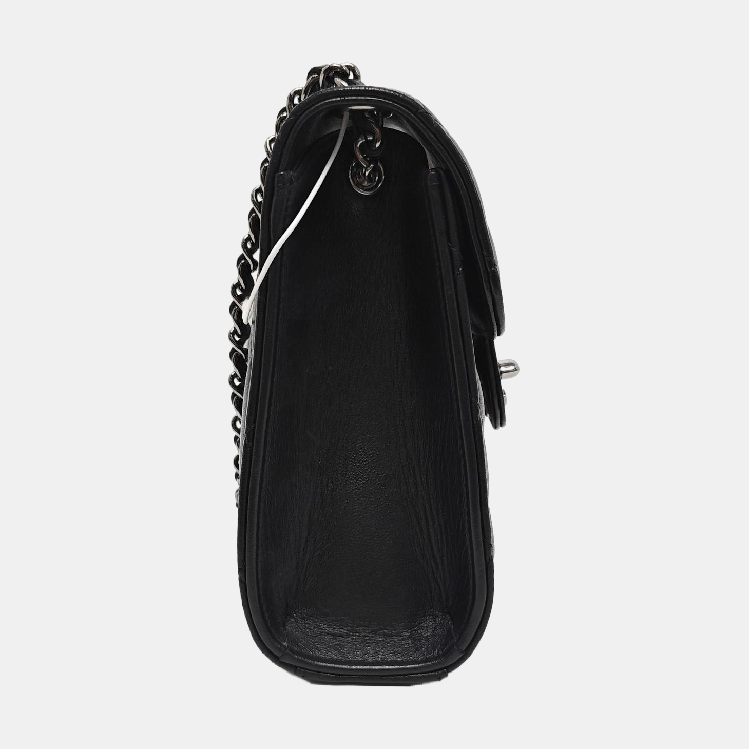 Quilted Lambskin Shoulder Bag Black