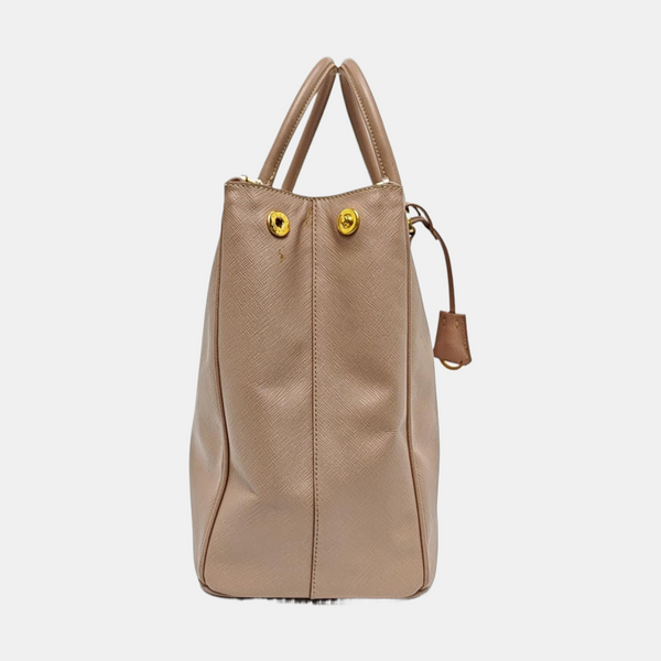 Authenticated pre-owned  Galleria Large Saffiano Calfskin Pink - Tote Bag at Looply