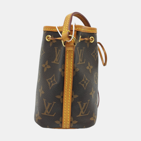 NÉONOÉ Nano Monogram Coated Canvas Brown