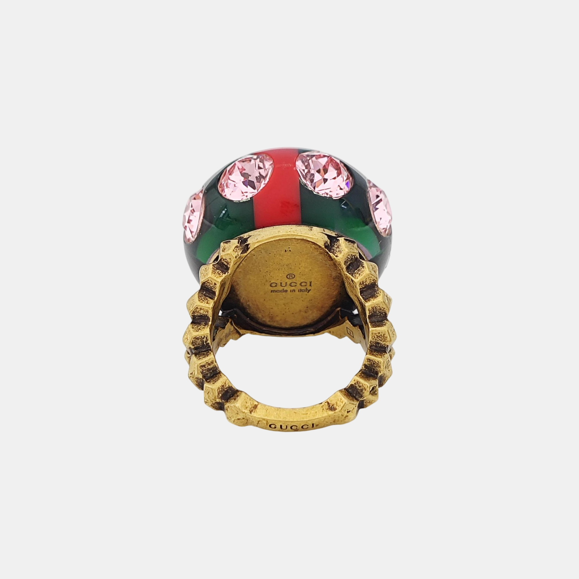 Metal Green Ring EU 55