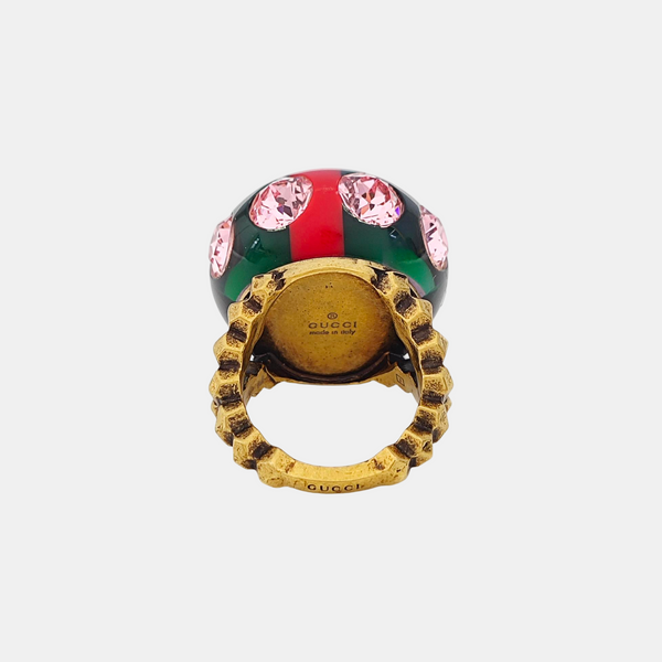 Metal Green Ring EU 55