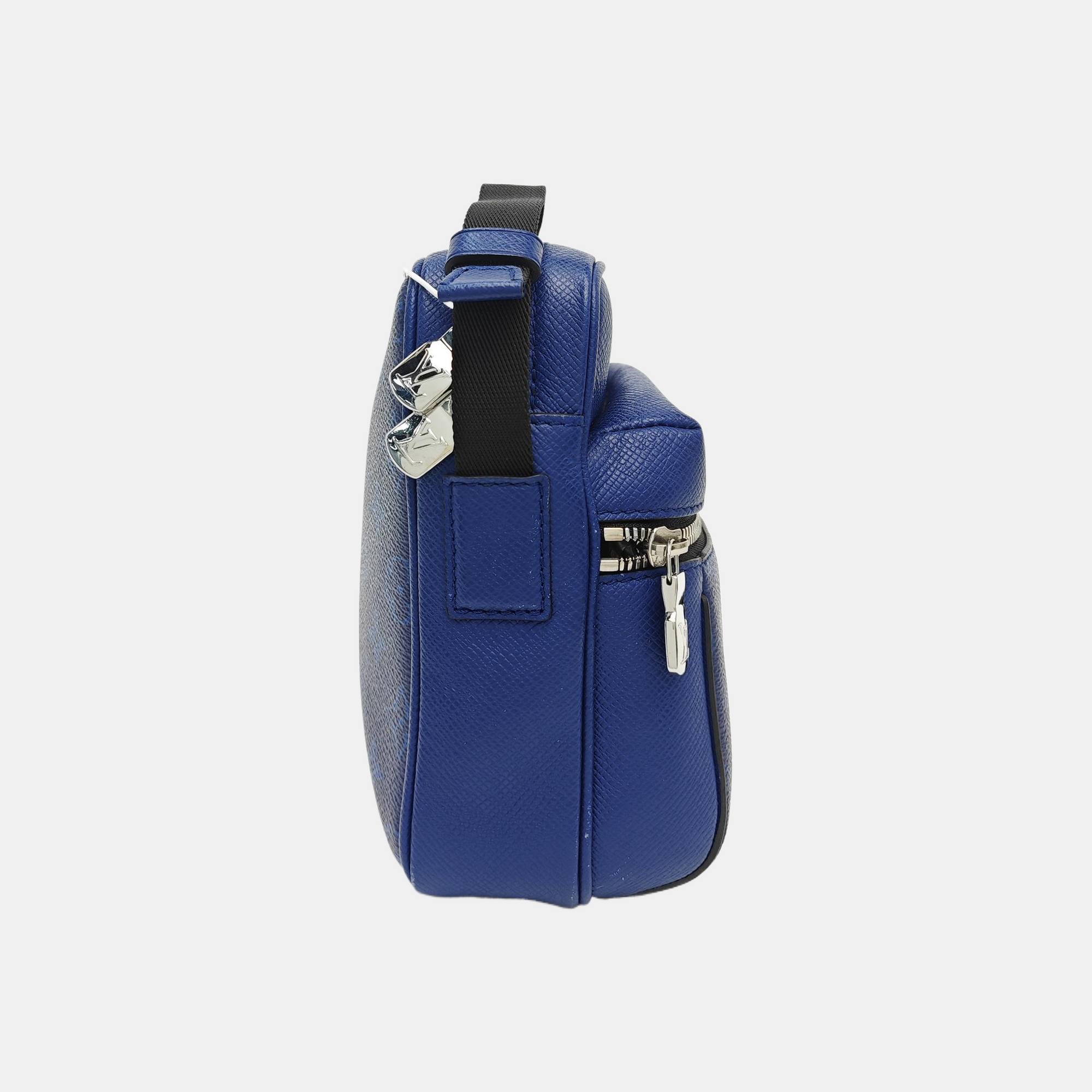 OUTDOOR PM Monogram Coated Canvas Blue