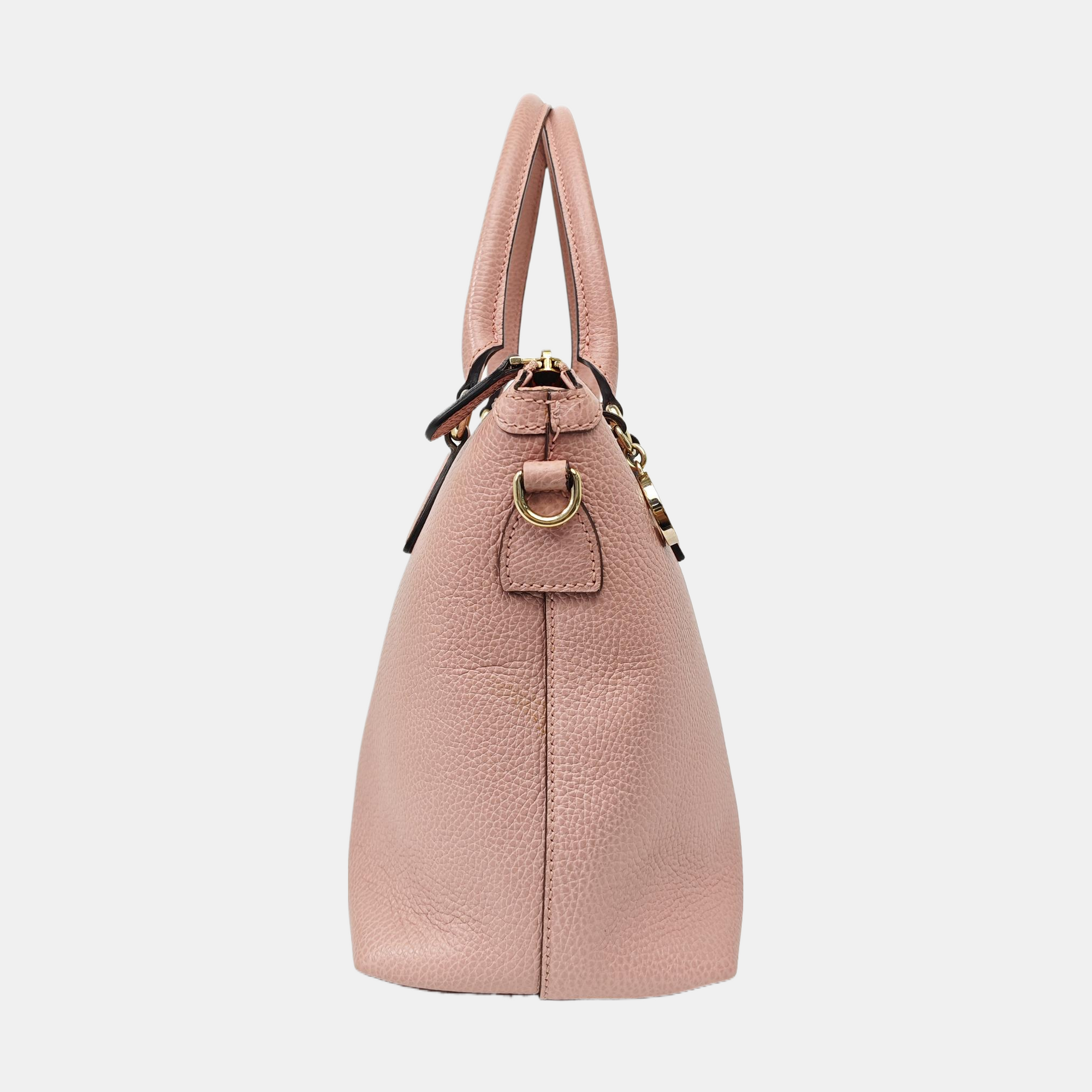 Calfskin Tote Bag Pink