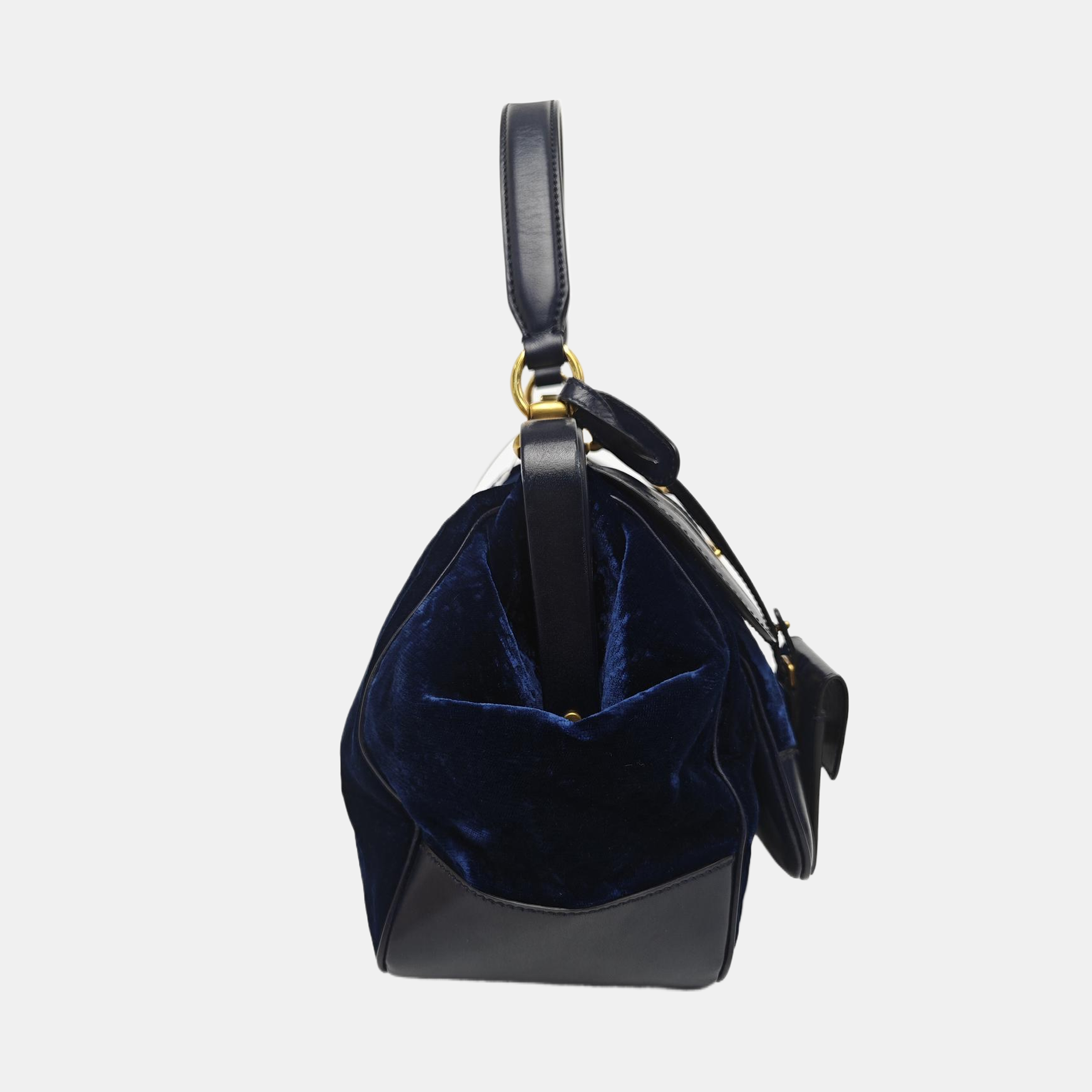 Calfskin Tote Bag Blue