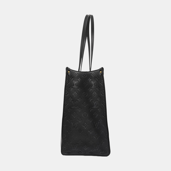Authenticated pre-owned  ONTHEGO GM Monogram Calfskin Black - Tote Bag at Looply