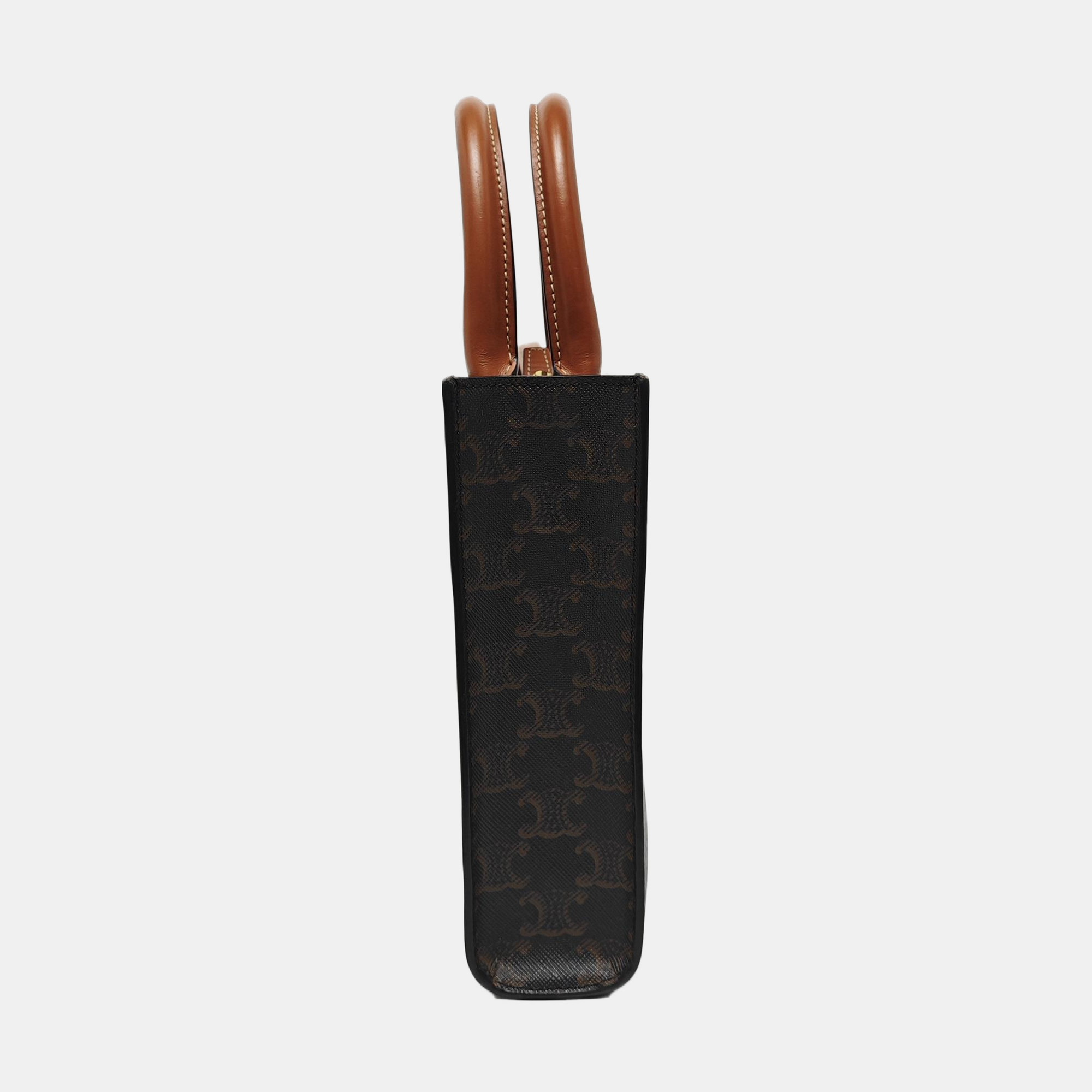 CABAS CELINE Mini Coated Canvas Brown