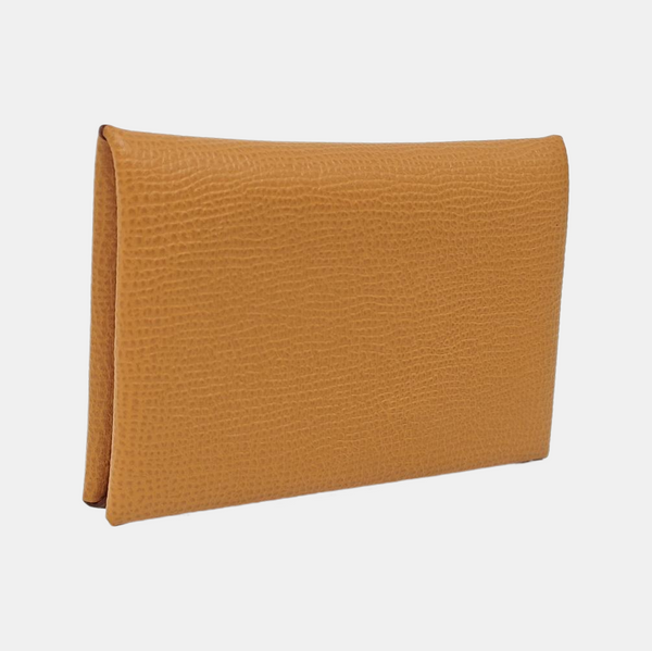 Calvi Epsom Brown Card Holder