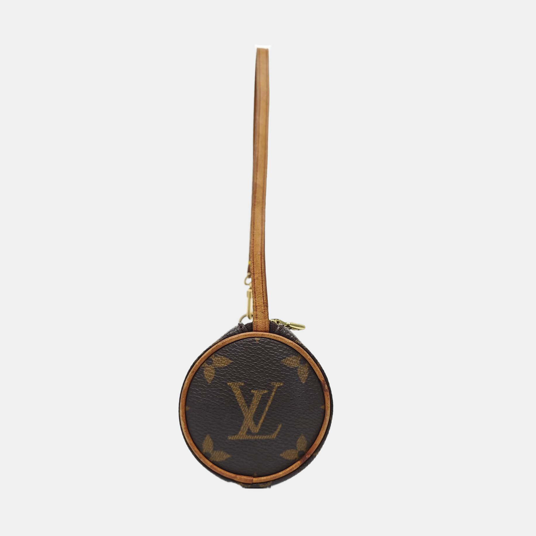 PAPILLON Mini Monogram Coated Canvas Brown