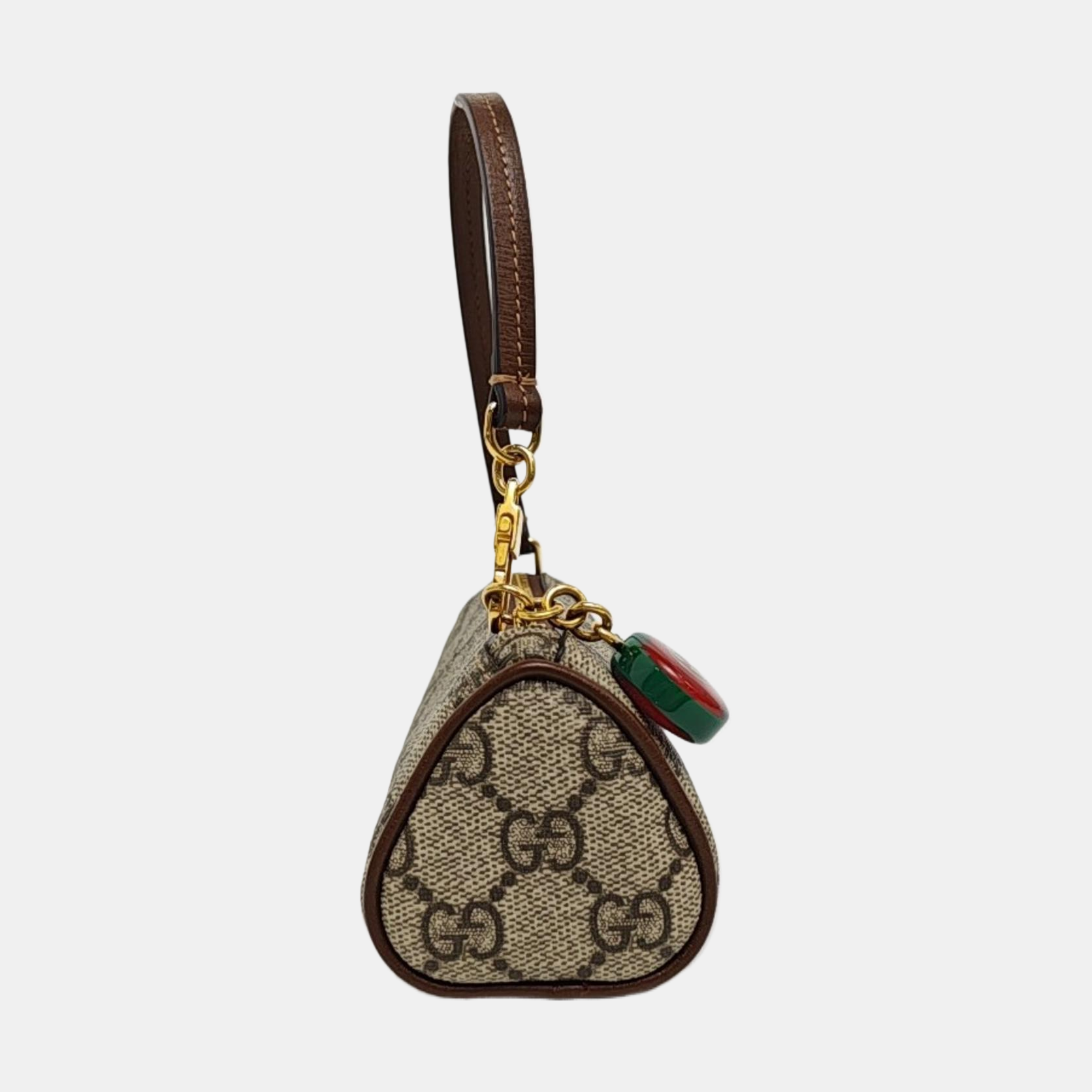 Monogram Canvas Top Handle Bag Mini Beige