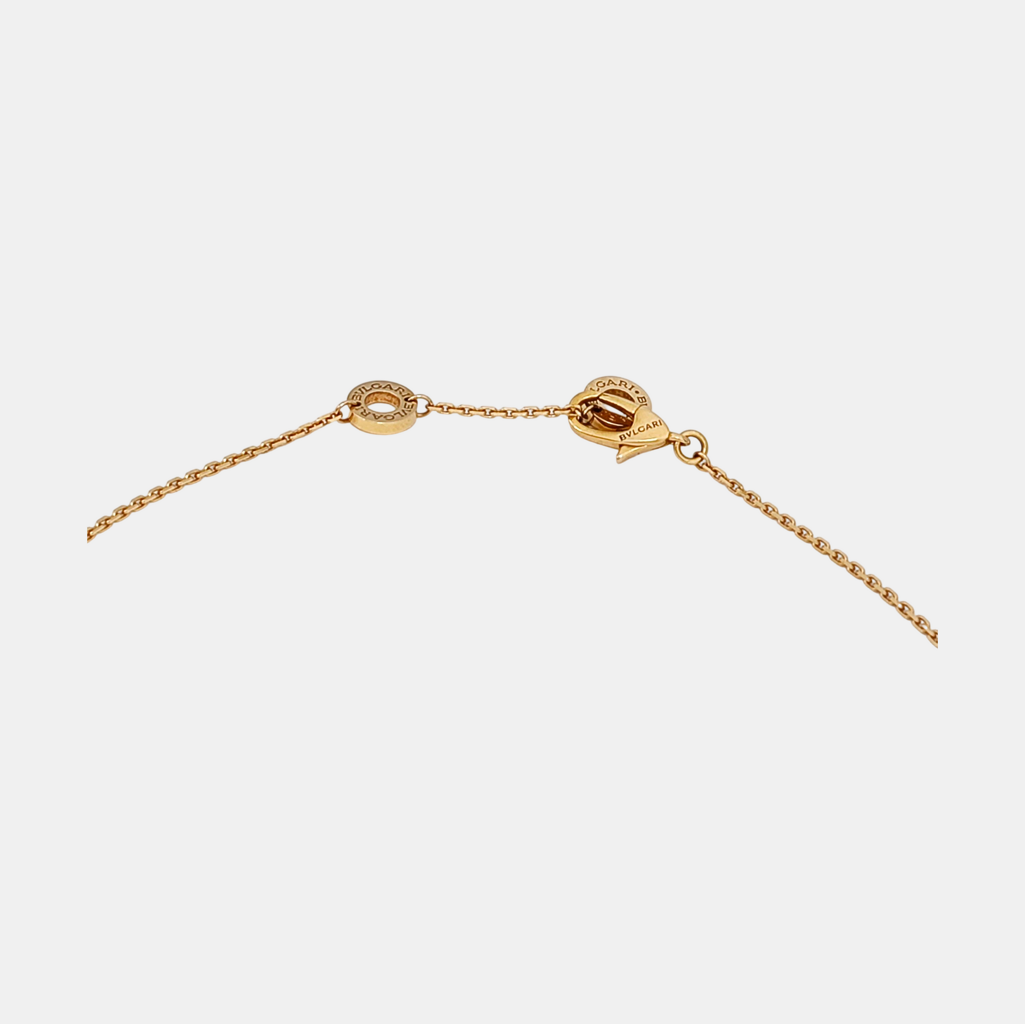 DIVAS' DREAM 18k Rose Gold Green Necklace
