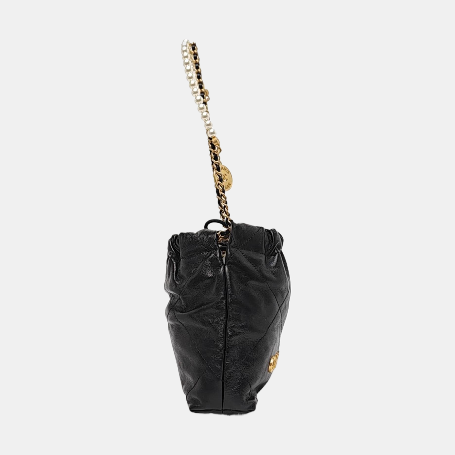 CHANEL 22 Mini Quilted Calfskin Black