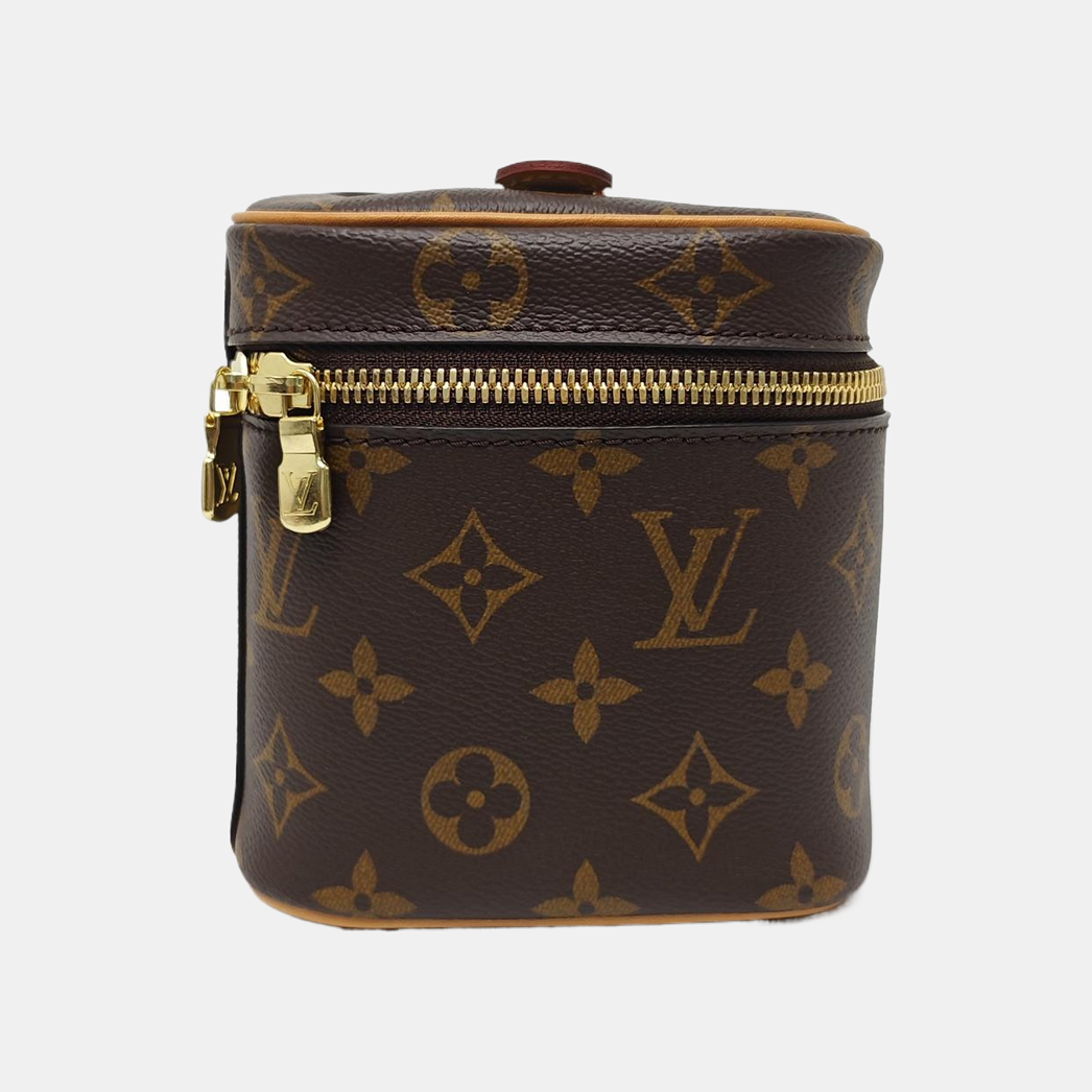 NICE Mini Monogram Coated Canvas Brown