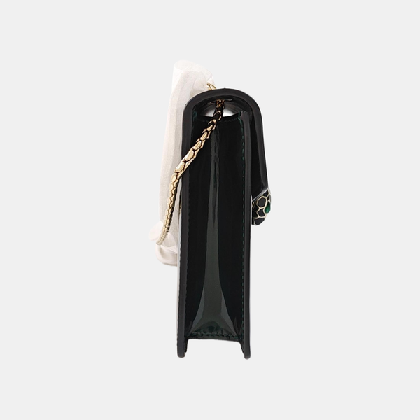 SERPENTI FOREVER Small Patent Leather Green
