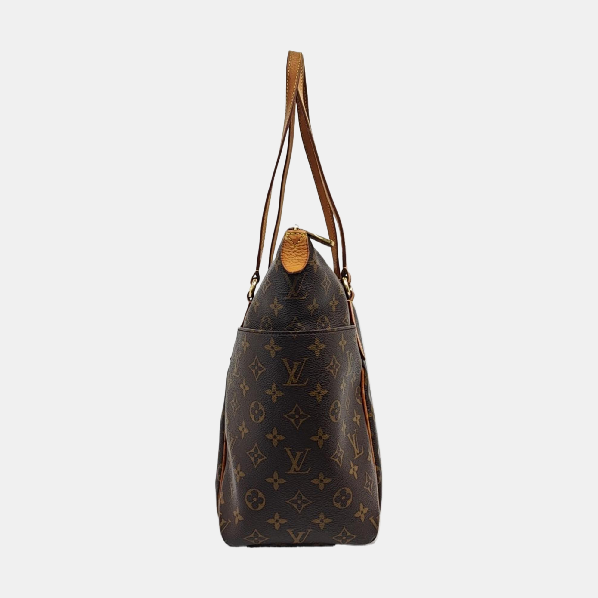 TOTALLY MM Monogram Coated Canvas Brown