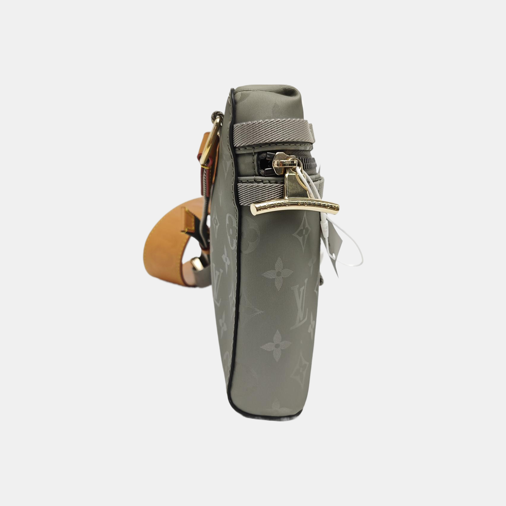 Monogram Special Material Crossbody Bag Gray