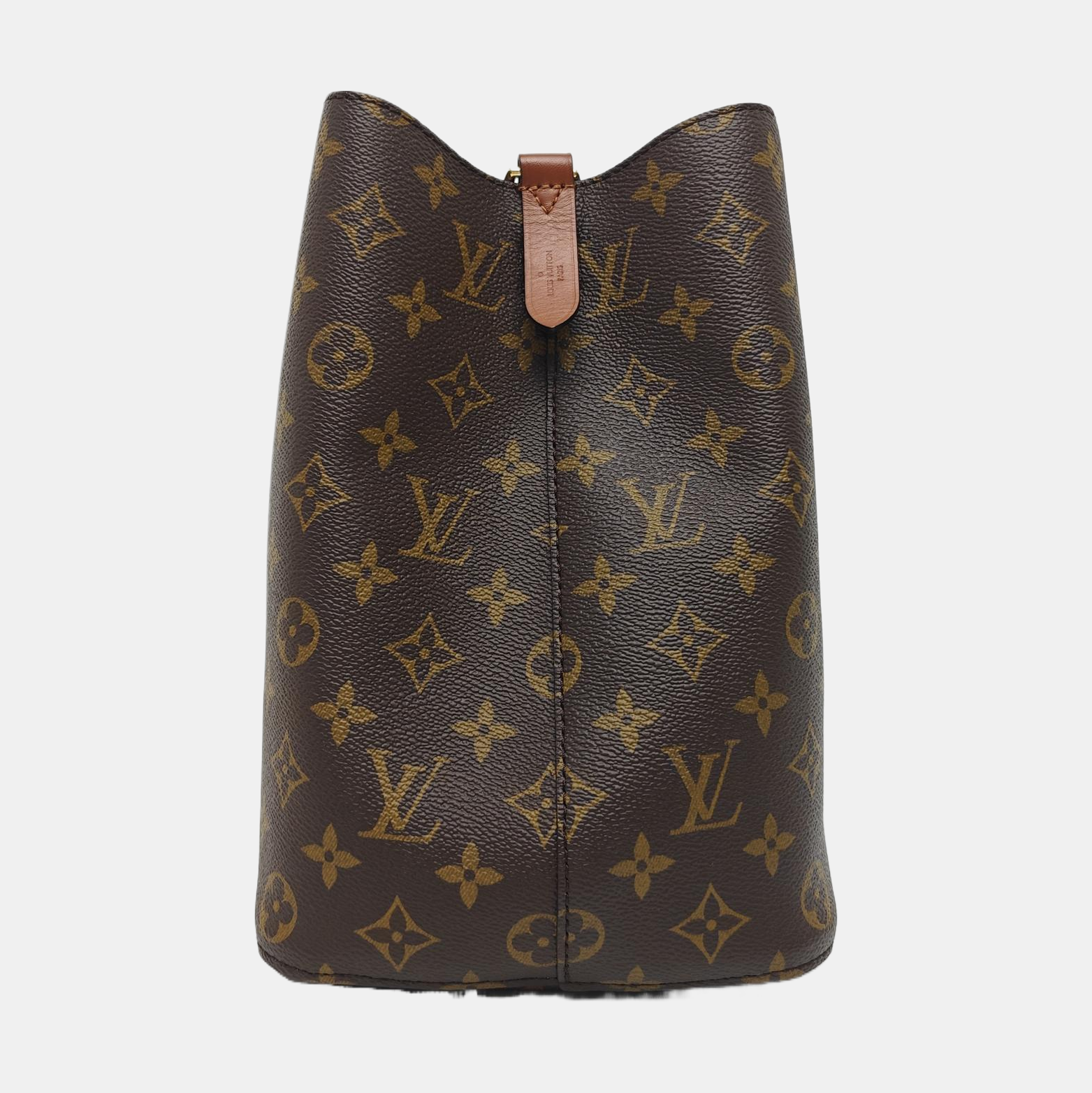 NÉONOÉ MM Monogram Coated Canvas Brown