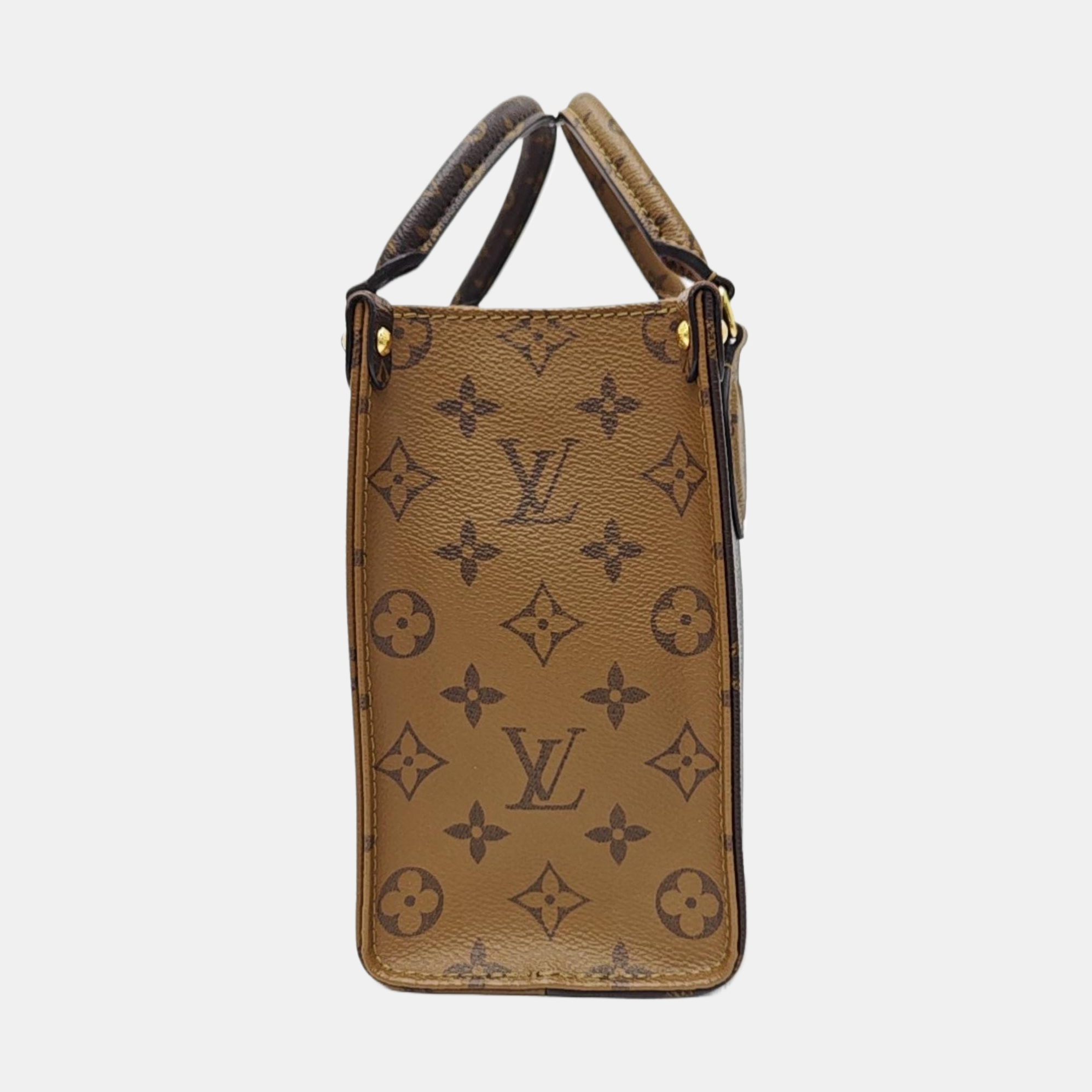 ONTHEGO PM Monogram Coated Canvas Brown