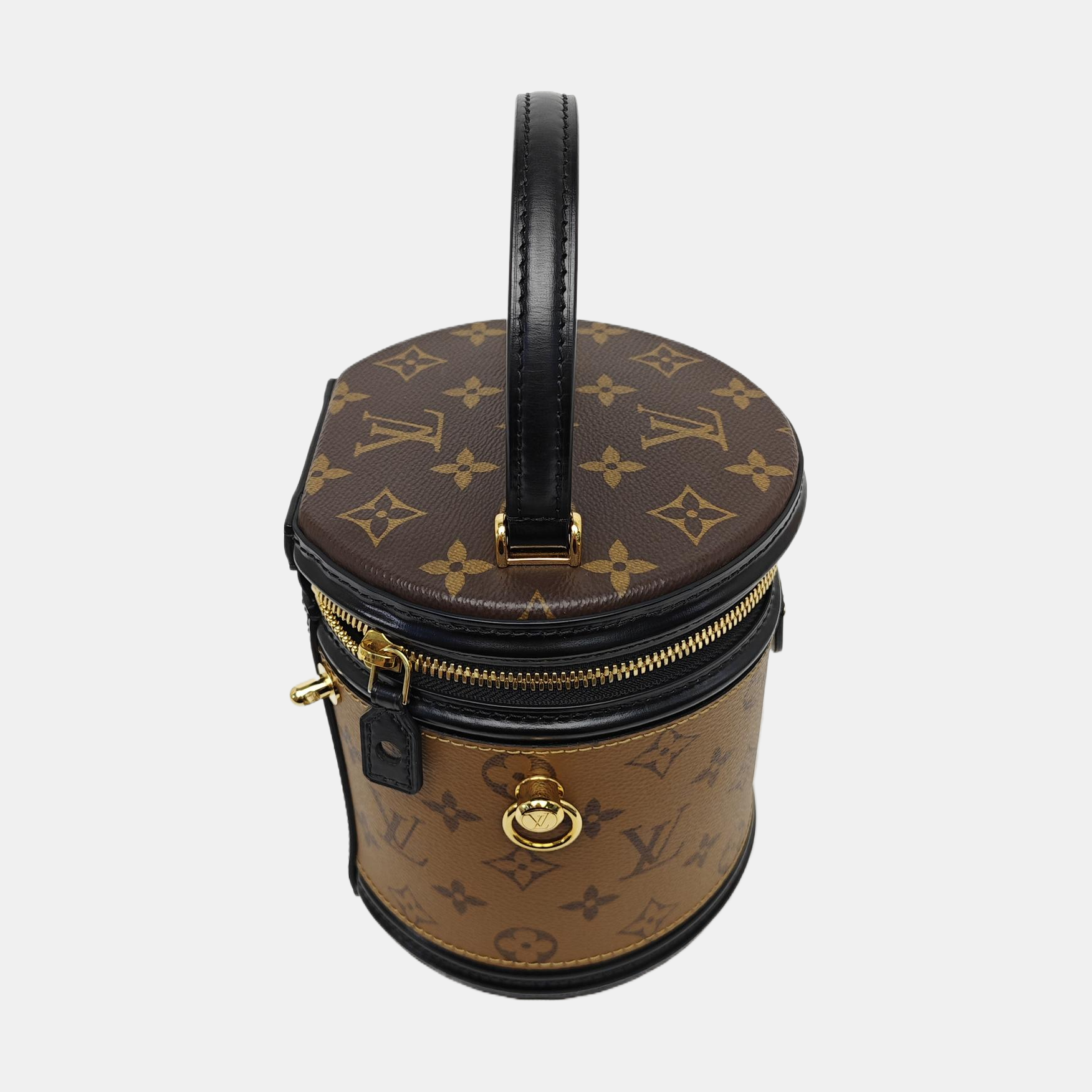 CANNES PM Monogram Coated Canvas Brown