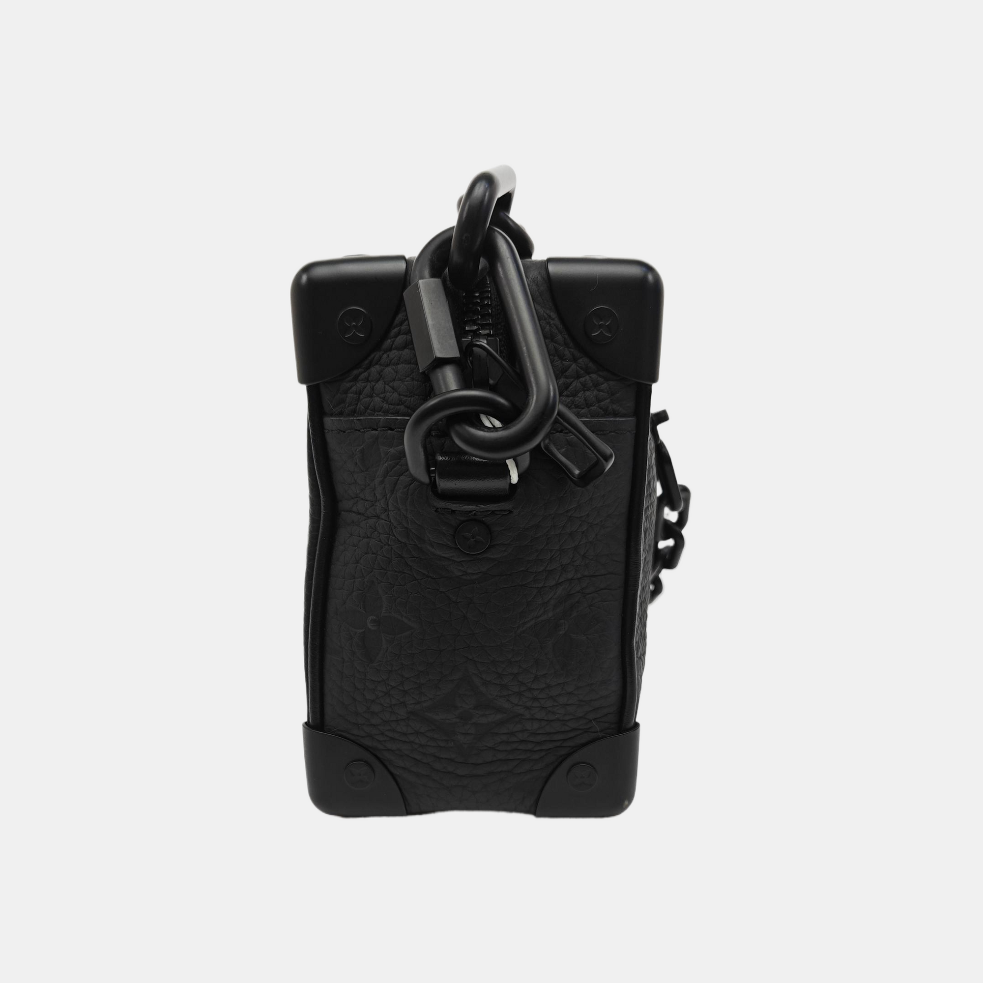 SOFT TRUNK Mini Monogram Calfskin Black