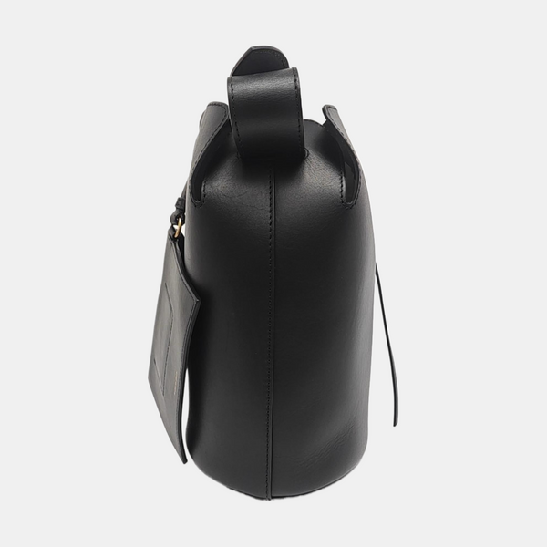 The Bucket Calfskin Black