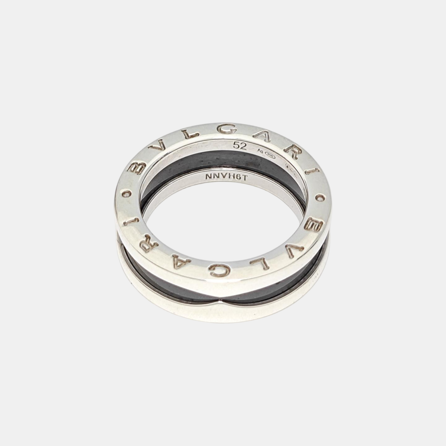 B.ZERO1 925 Sterling Silver Ring EU 52