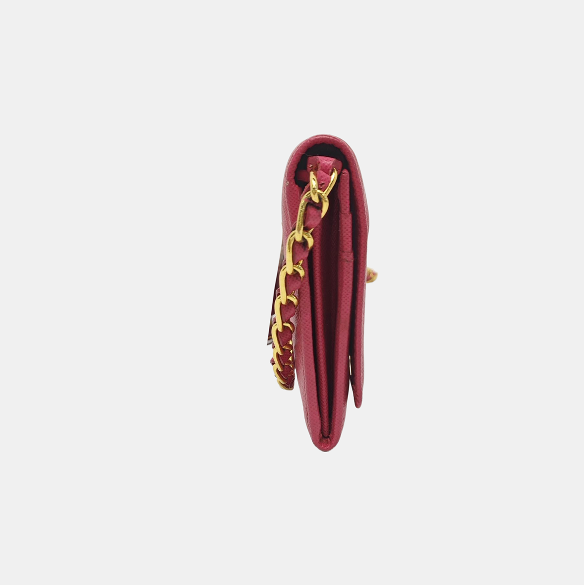 Calfskin Shoulder Bag Red