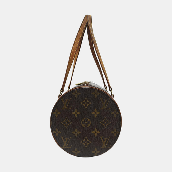 PAPILLON 30 Monogram Coated Canvas Brown