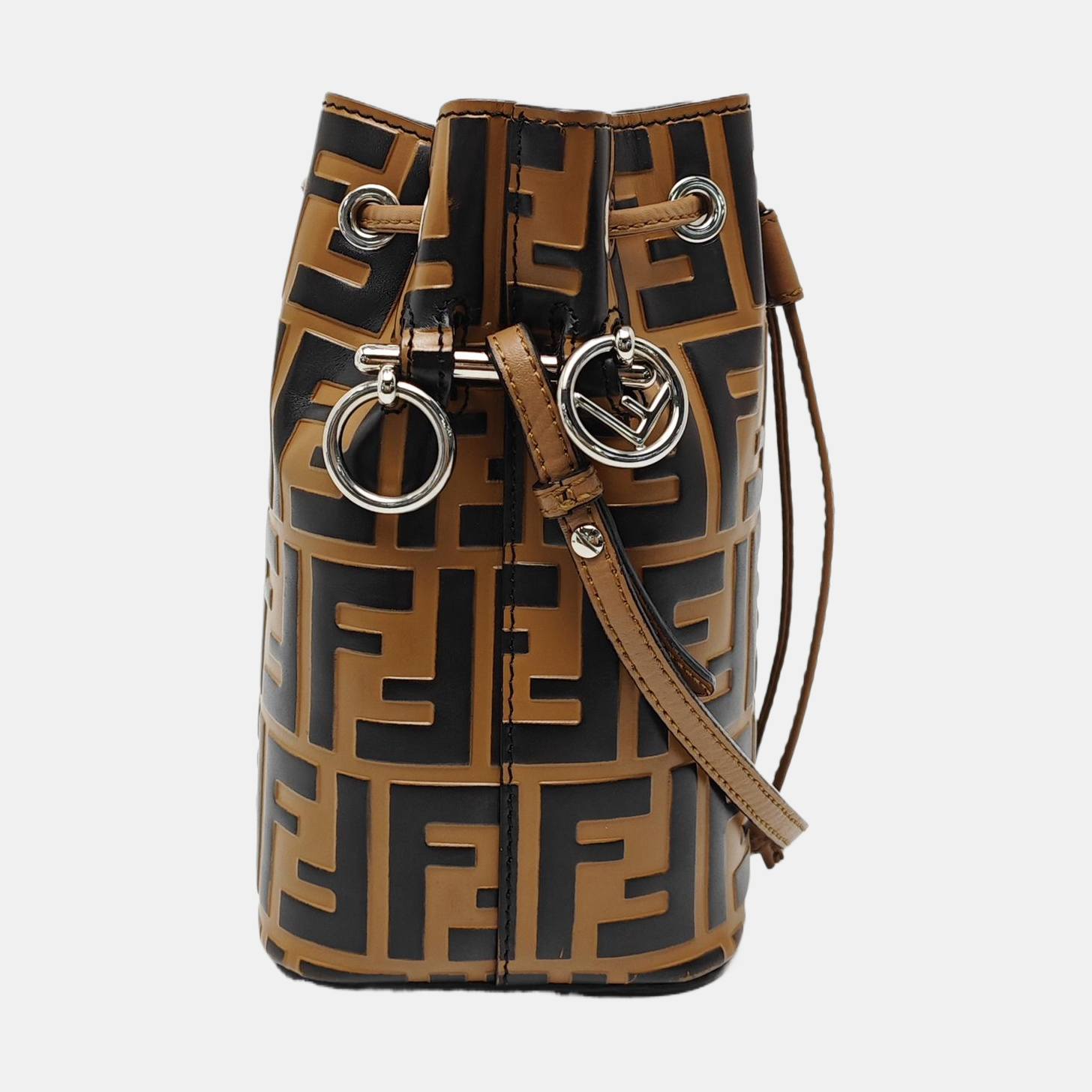 Mon Tresor Mini Calfskin Brown