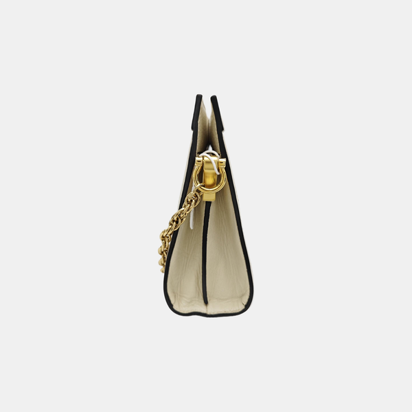 Ophidia Small Calfskin White