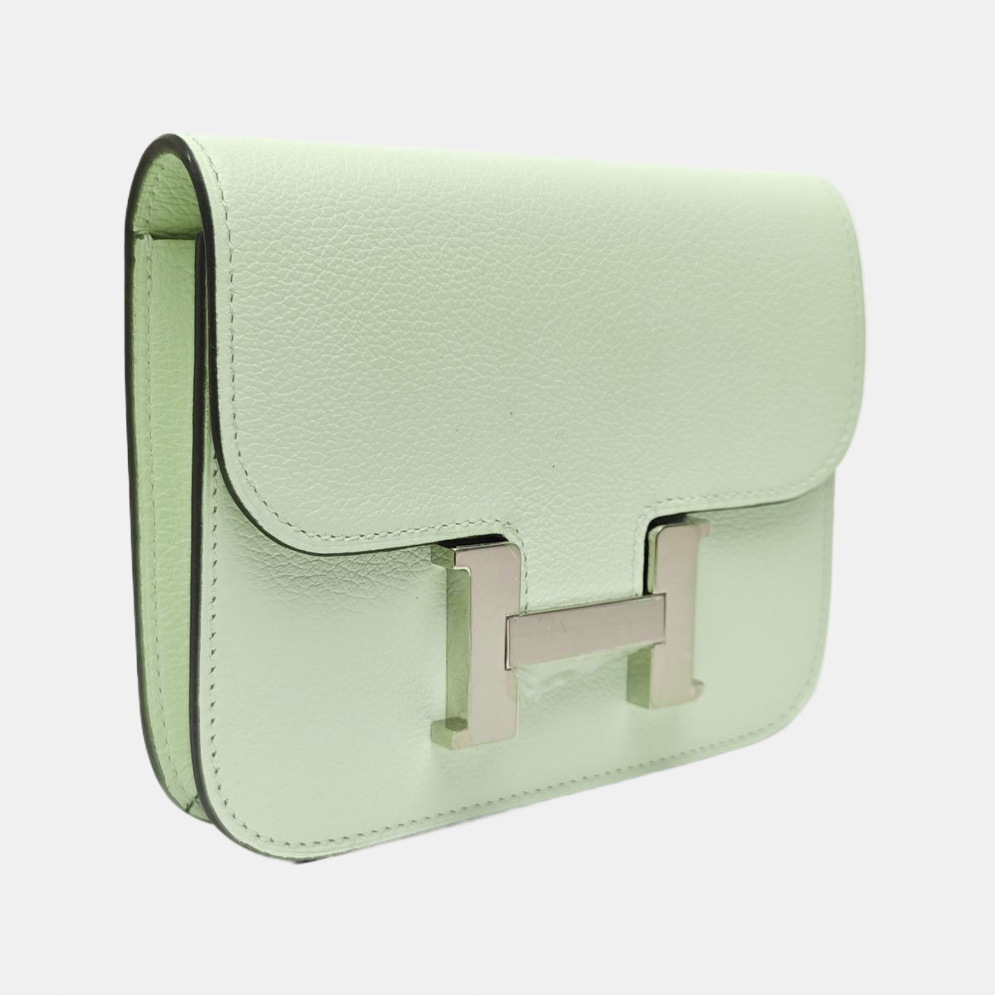 Constance Slim Evercolor Green Wallet