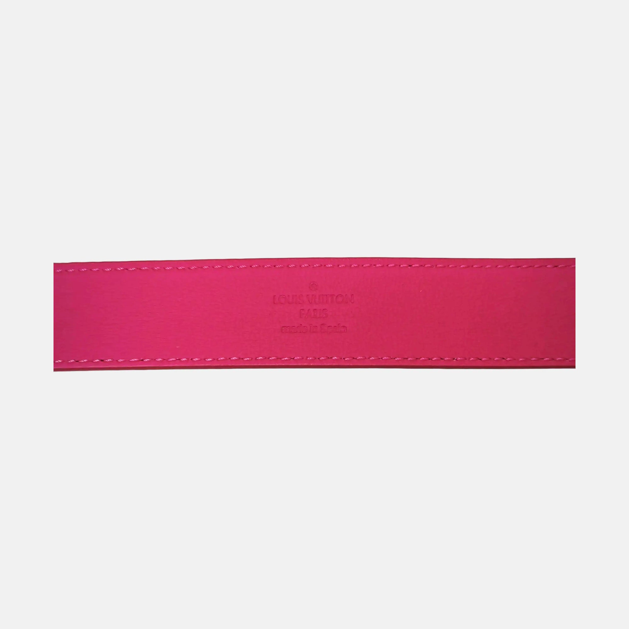 Leather Belt Red