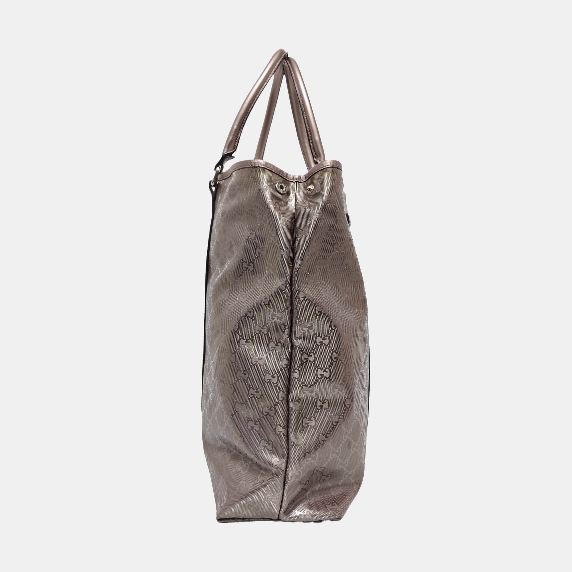 Monogram Coated Canvas Tote Bag Pink