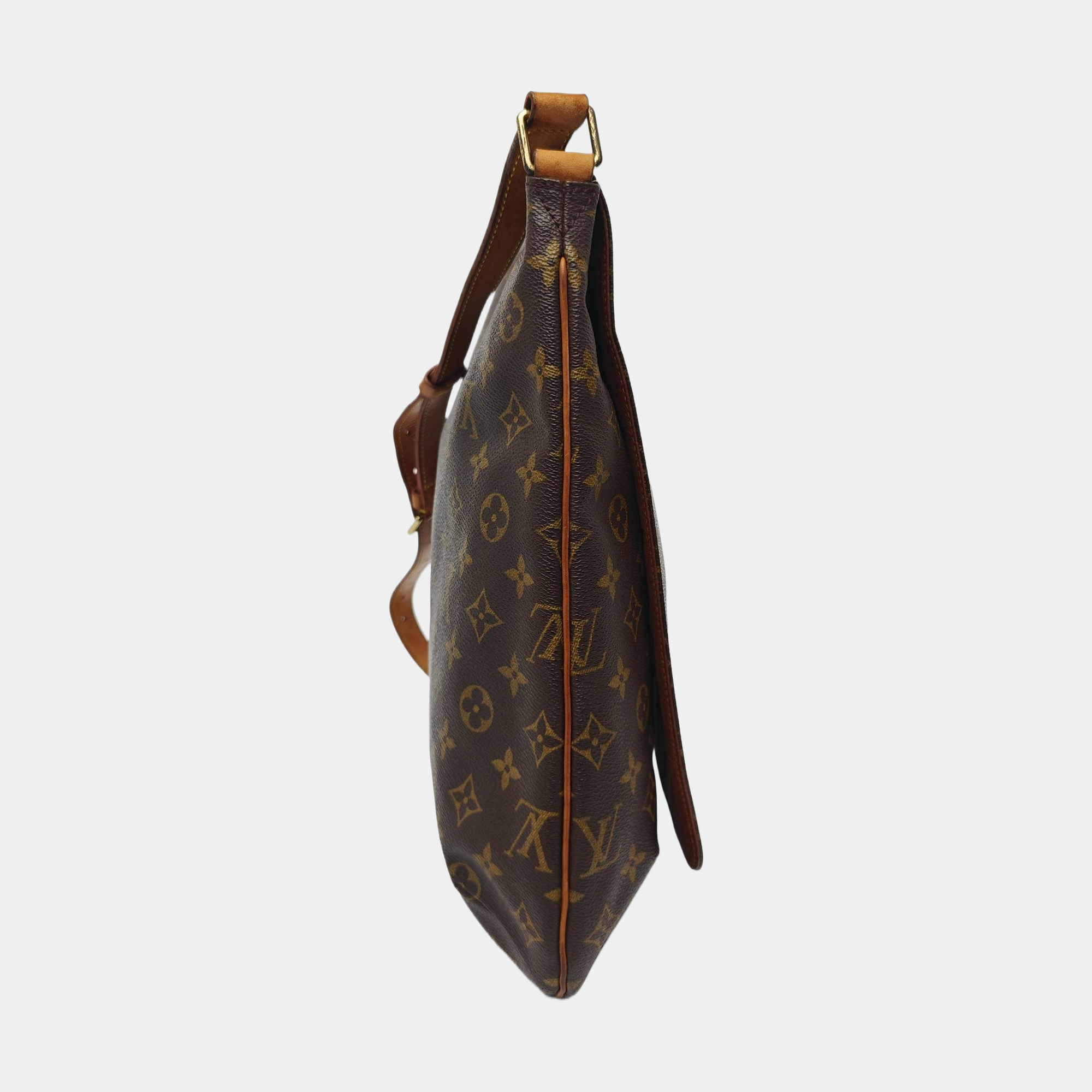 MUSETTE TANGO Monogram Coated Canvas Brown