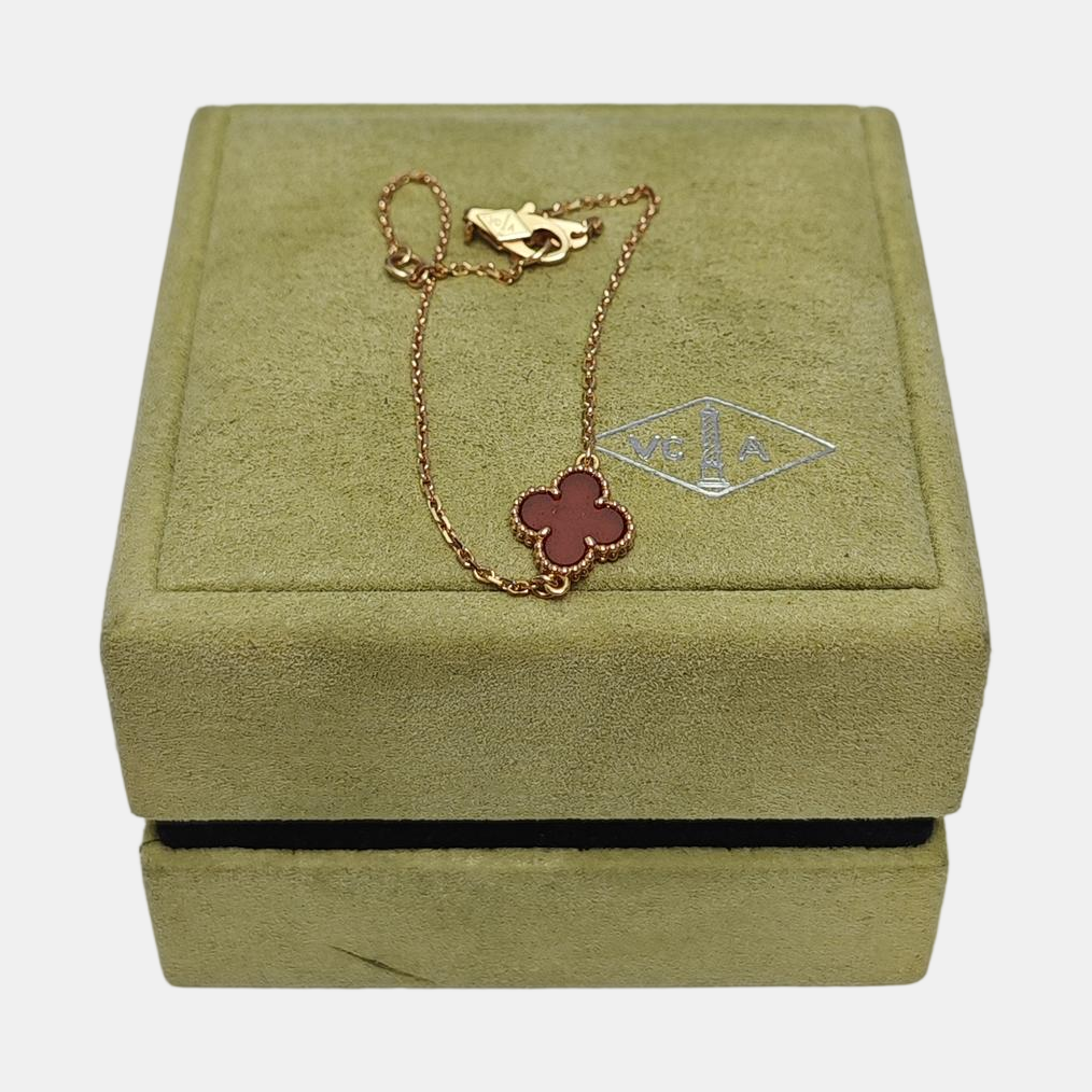 Sweet Alhambra 18k Rose Gold Bracelet