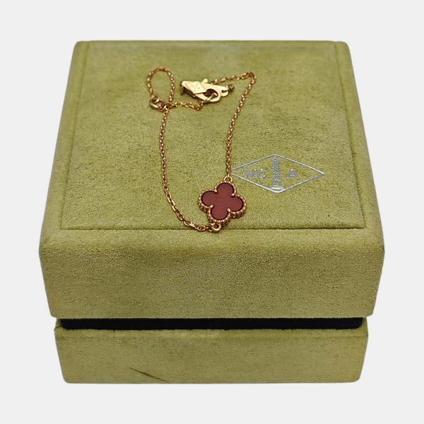 Sweet Alhambra 18k Rose Gold Bracelet