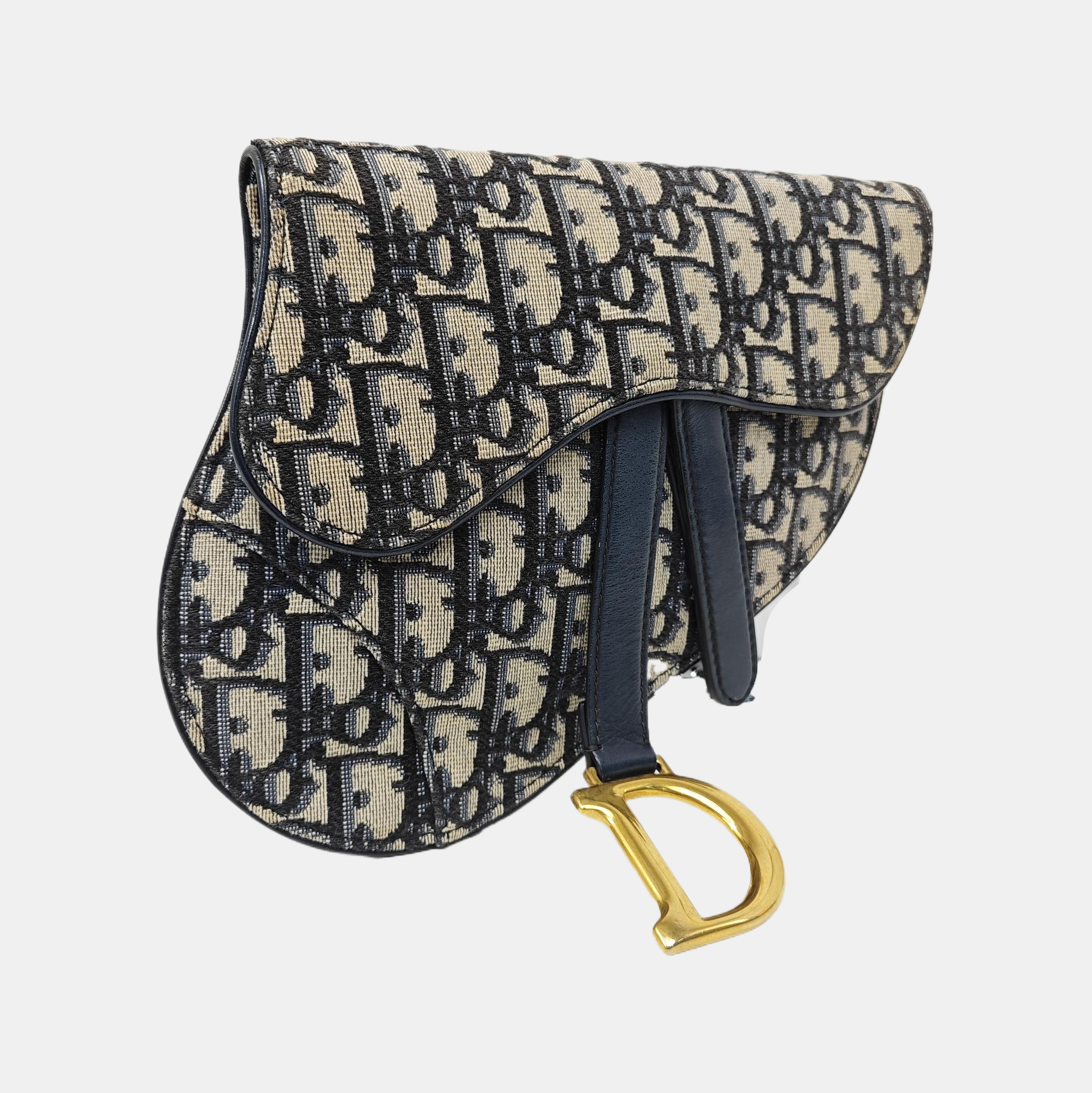Saddle Mini Oblique Fabric Blue