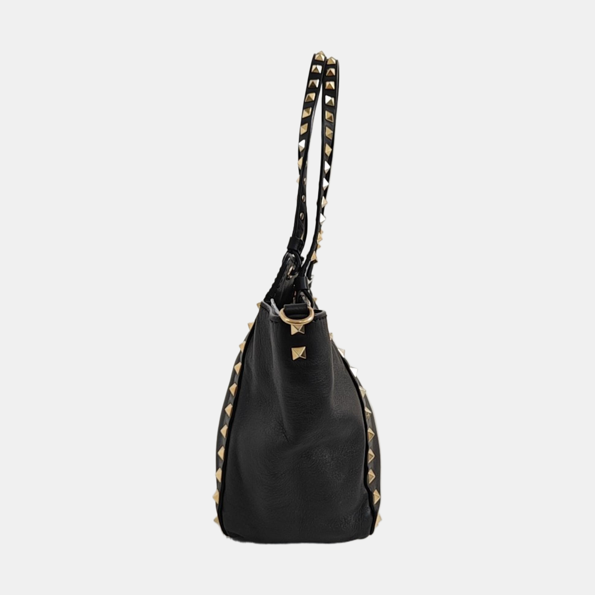 Calfskin Shoulder Bag Black