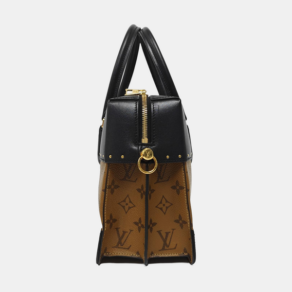 PETITE MALLE Monogram Coated Canvas Brown