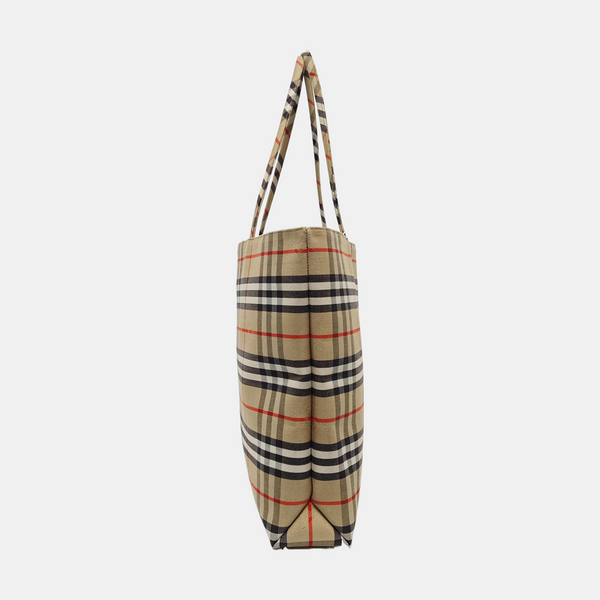 Canvas Top Handle Bag Multicolor