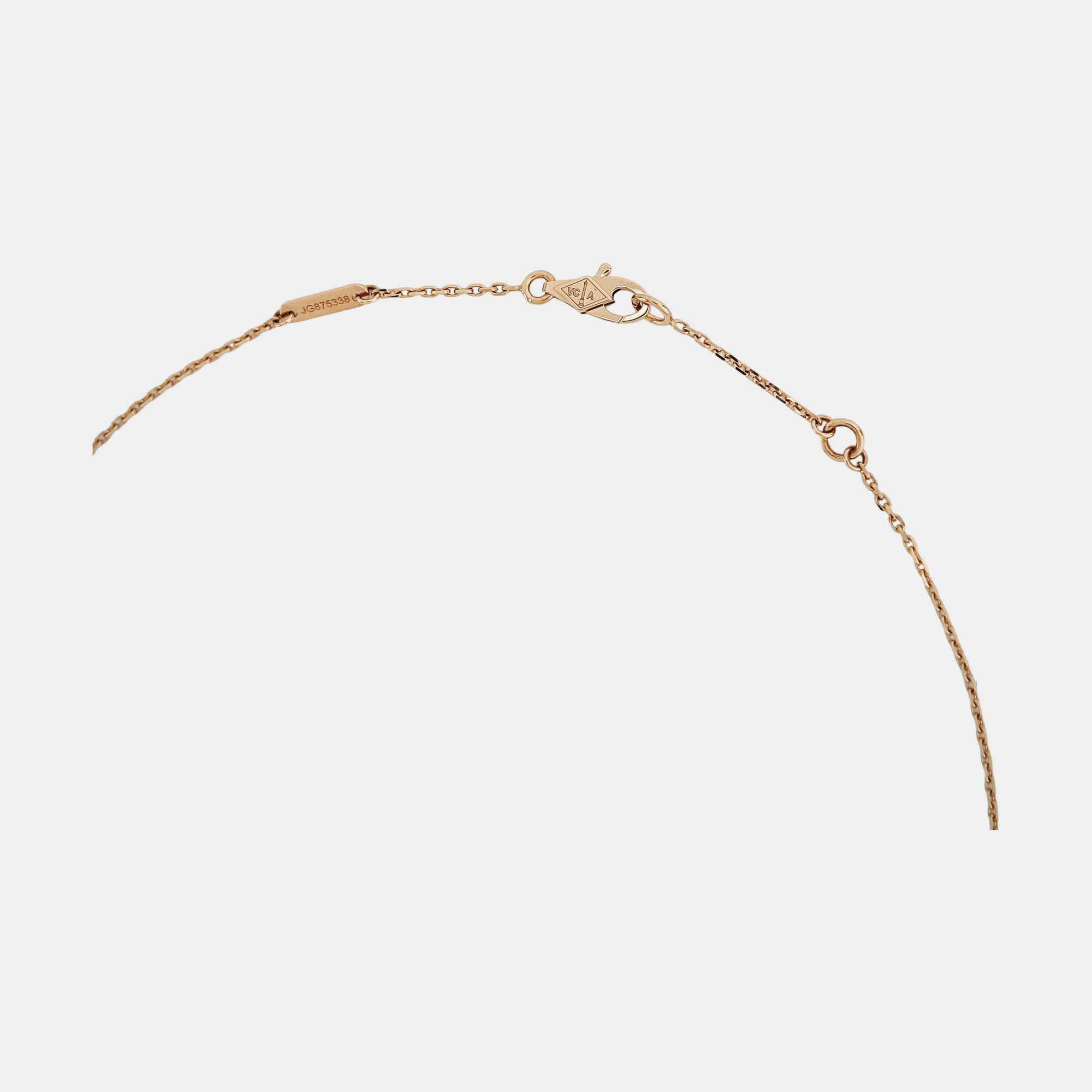 Sweet Alhambra 18k Rose Gold Necklace