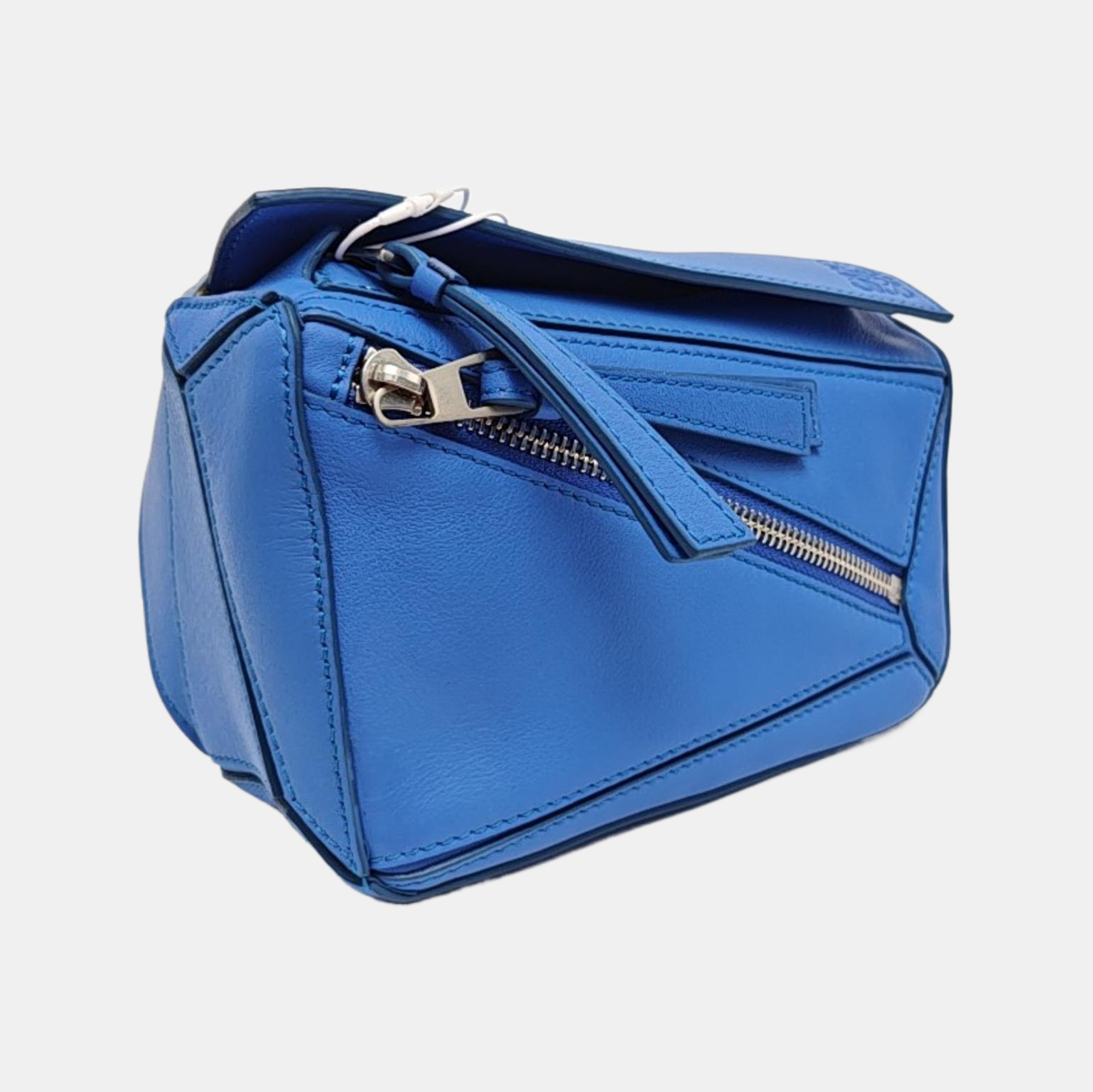 Puzzle Mini Calfskin Blue