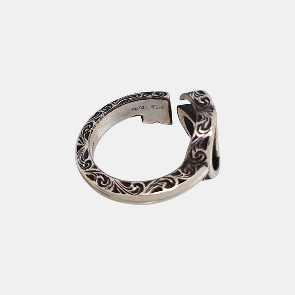 GG Running 925 Sterling Silver Ring EU 50
