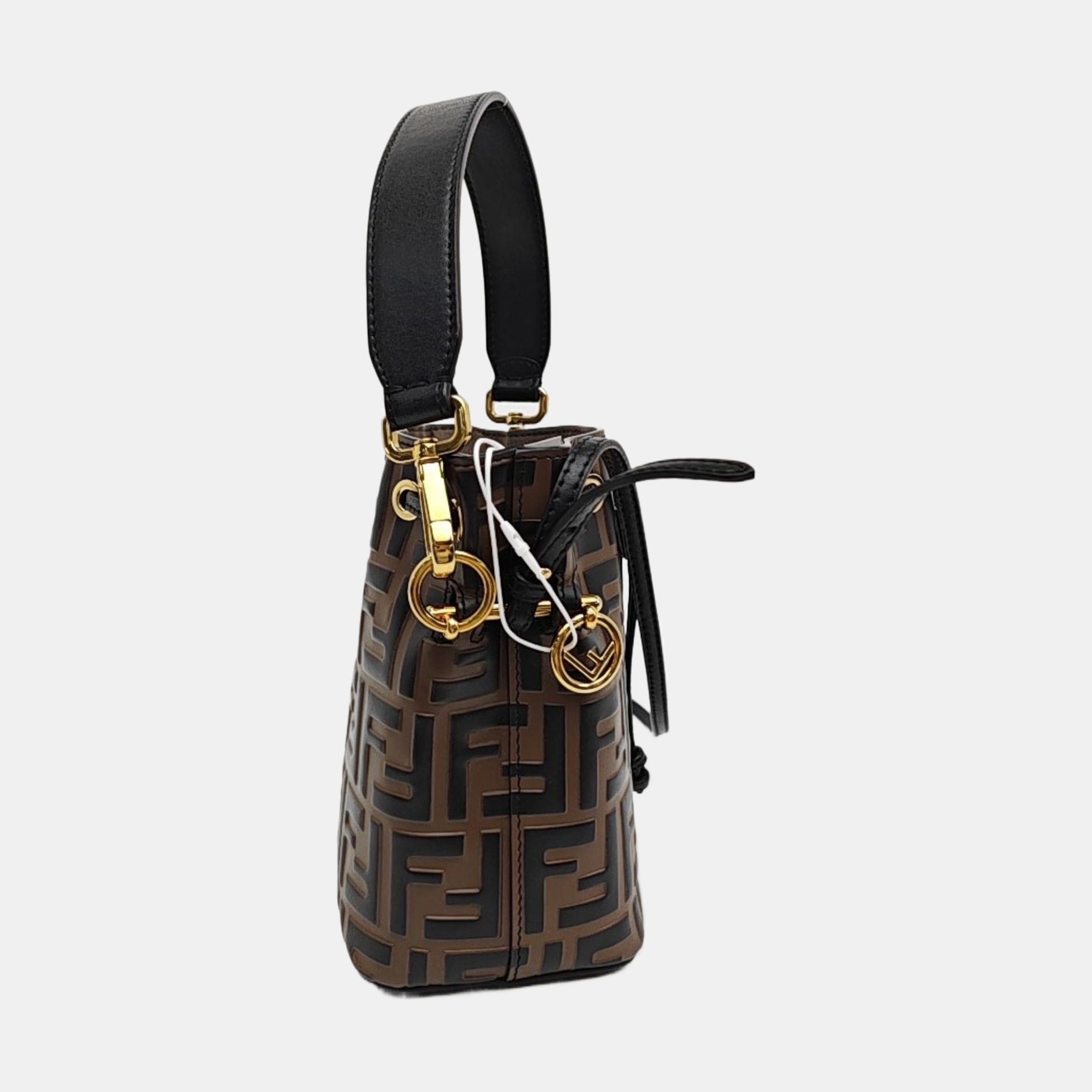 Mon Tresor Mini Monogram Calfskin Brown